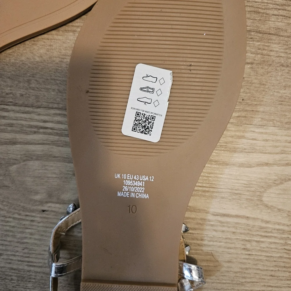 12M Crystal Embellished ASOS Sandals - Picture 4 of 5